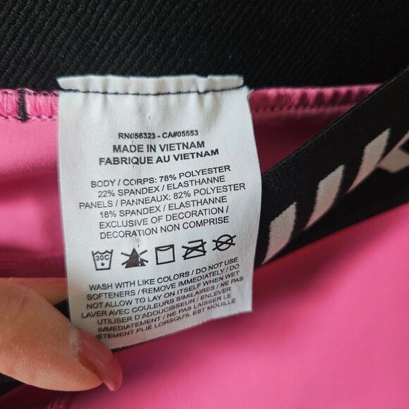 Nike Plus Size Nike Pro 365 Leggings Pink 1X - Picture 3 of 8